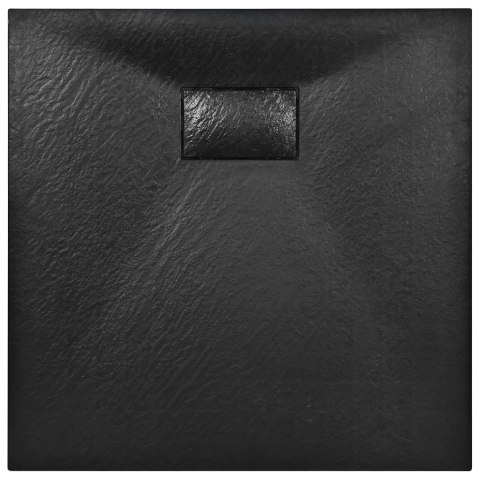BRODZIK PRYSZNICOWY SMC CZARNY 90X90CM