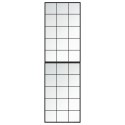 LUSTRA ŚCIENNE 2 SZT. CZARNA RAMA 100X60CM METAL