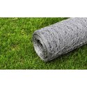 OGRODZENIE Z SIATKI STAL GALWANIZOWANA 25X0,75 M SREBRNE