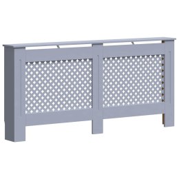 OSŁONA NA KALORYFER GRZEJNIK ANTRACYTOWA 172X19X81,5CM MDF