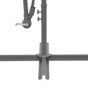 PARASOL WISZĄCY Z ALUMINIOWYM SŁUPKIEM 300CM NIEBIESKI