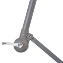 PARASOL WISZĄCY Z ALUMINIOWYM SŁUPKIEM 300CM NIEBIESKI