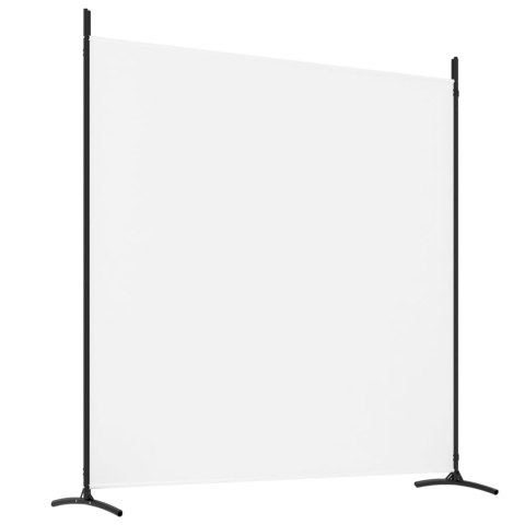 PARAWAN 4-PANELOWY BIAŁY 698X180CM TKANINA