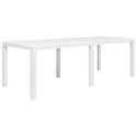 STÓŁ OGRODOWY 220X90X72CM PLASTIKOWY BIAŁY