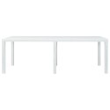STÓŁ OGRODOWY 220X90X72CM PLASTIKOWY BIAŁY