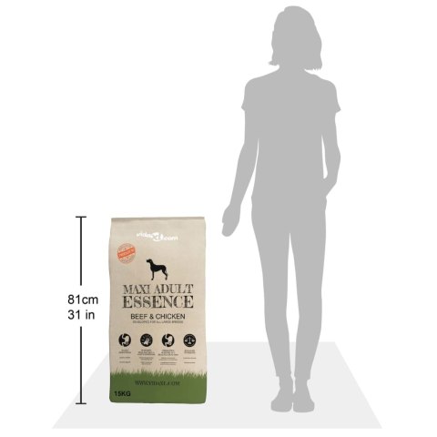 SUCHA KARMA DLA PSÓW MAXI ADULT ESSENCE BEEF & CHICKEN 15 KG