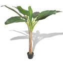 SZTUCZNE DRZEWKO BANANOWE Z DONICZKĄ 150CM ZIELONE