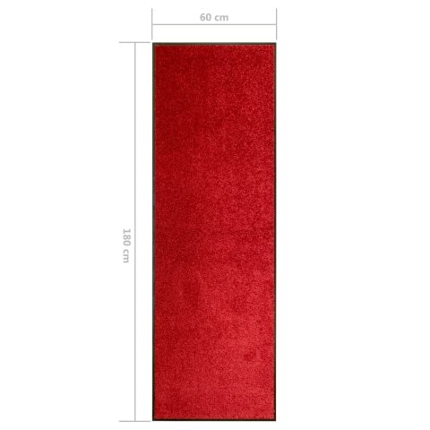 WYCIERACZKA Z MOŻLIWOŚCIĄ PRANIA CZERWONA 60X180CM