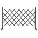 OGRODOWY PŁOT KRATKOWY SZARY 120X90CM LITE DREWNO JODŁOWE