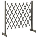OGRODOWY PŁOT KRATKOWY SZARY 120X90CM LITE DREWNO JODŁOWE