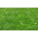 OGRODZENIE Z SIATKI POKRYTE PVC 25X0,5 M ZIELONE