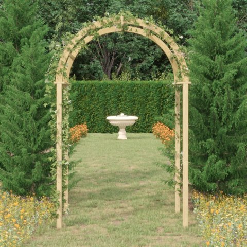 PERGOLA OGRODOWA 141X97X243CM IMPREGNOWANE DREWNO SOSNOWE