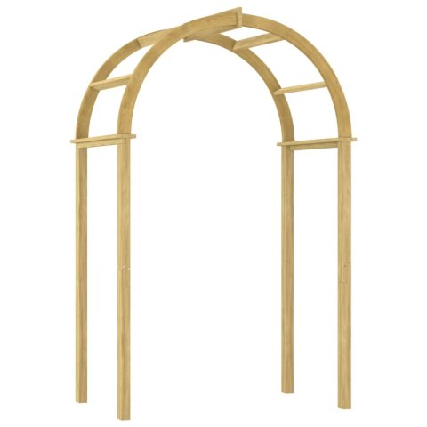 PERGOLA OGRODOWA 141X97X243CM IMPREGNOWANE DREWNO SOSNOWE