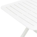 SKŁADANY STOLIK OGRODOWY BIAŁY 79X72X70CM PLASTIK