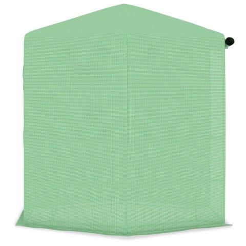 SZKLARNIA Z PÓŁKAMI STAL 227X223CM