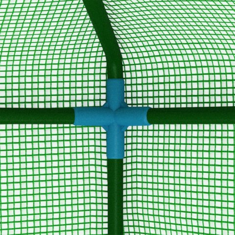 SZKLARNIA Z PÓŁKAMI STAL 227X223CM
