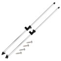 DRĄŻKI PODPOROWE DO ZADASZENIA BIMINI 2 SZT. ALUMINIUM