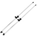 DRĄŻKI PODPOROWE DO ZADASZENIA BIMINI 2 SZT. ALUMINIUM