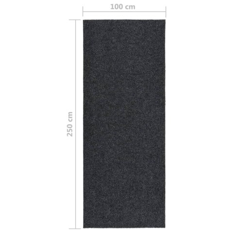 DYWANIK POCHŁANIAJĄCY ZABRUDZENIA 100X250CM ANTRACYTOWY