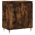 KOMODA PRZYDYMIONY DĄB 60X35X70CM MATERIAŁ DREWNOPOCHODNY