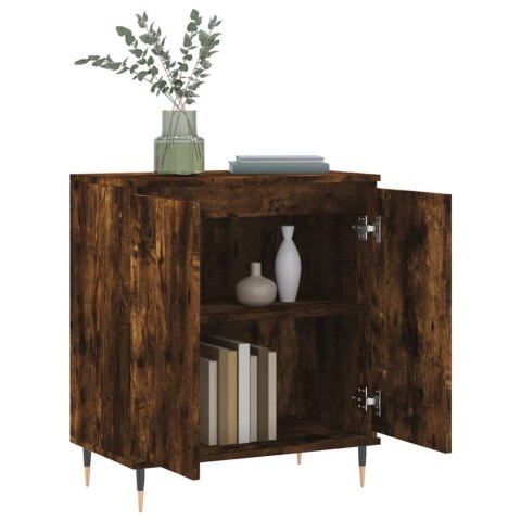 KOMODA PRZYDYMIONY DĄB 60X35X70CM MATERIAŁ DREWNOPOCHODNY
