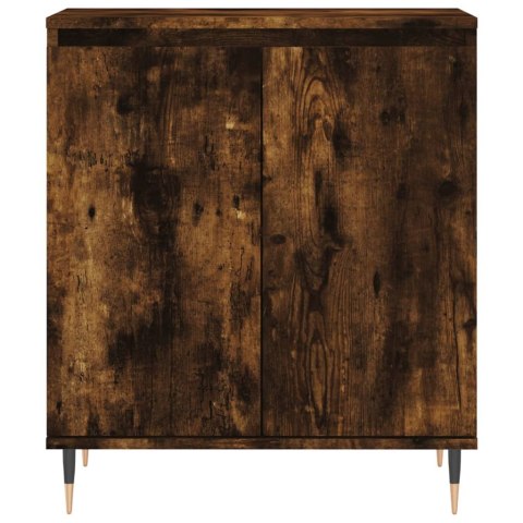 KOMODA PRZYDYMIONY DĄB 60X35X70CM MATERIAŁ DREWNOPOCHODNY