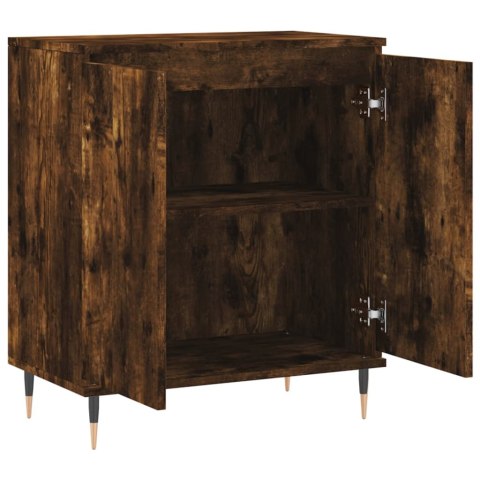 KOMODA PRZYDYMIONY DĄB 60X35X70CM MATERIAŁ DREWNOPOCHODNY