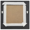 LUSTRO ŚCIENNE W STYLU BAROKOWYM 40X40CM CZARNE