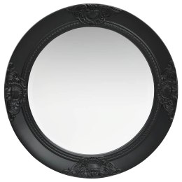 LUSTRO ŚCIENNE W STYLU BAROKOWYM 50CM CZARNE