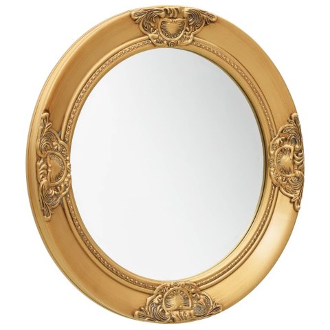LUSTRO ŚCIENNE W STYLU BAROKOWYM 50CM ZŁOTE