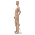 MANEKIN DZIECIĘCY ZE SZKLANĄ PODSTAWĄ BEŻ BŁYSZCZĄCY 140CM