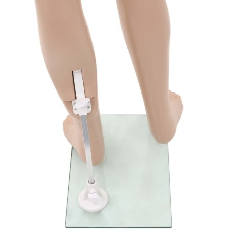MANEKIN DZIECIĘCY ZE SZKLANĄ PODSTAWĄ BEŻ BŁYSZCZĄCY 140CM