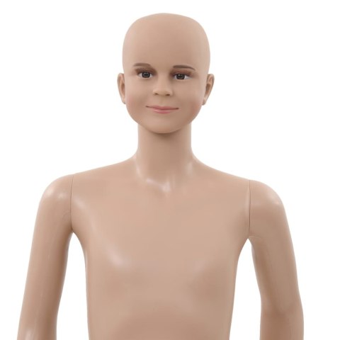 MANEKIN DZIECIĘCY ZE SZKLANĄ PODSTAWĄ BEŻ BŁYSZCZĄCY 140CM