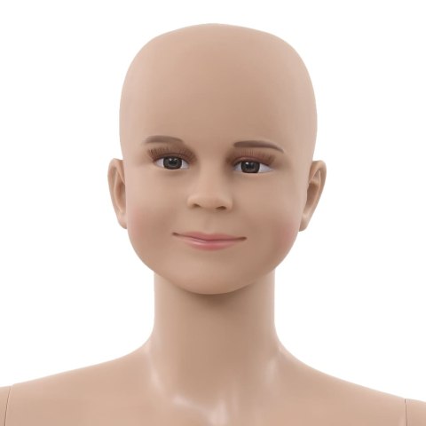 MANEKIN DZIECIĘCY ZE SZKLANĄ PODSTAWĄ BEŻ BŁYSZCZĄCY 140CM
