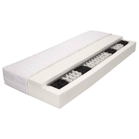 MATERAC 100X200CM 7 STREF SPRĘŻYNY KIESZENIOWE 20CM H2