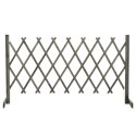 OGRODOWY PŁOT KRATKOWY SZARY 150X80CM LITE DREWNO JODŁOWE