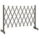 OGRODOWY PŁOT KRATKOWY SZARY 150X80CM LITE DREWNO JODŁOWE
