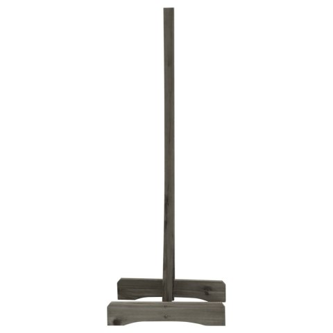 OGRODOWY PŁOT KRATKOWY SZARY 150X80CM LITE DREWNO JODŁOWE