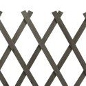 OGRODOWY PŁOT KRATKOWY SZARY 150X80CM LITE DREWNO JODŁOWE