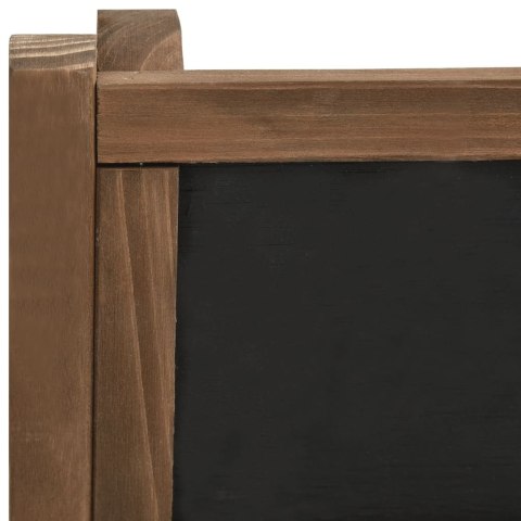 STOJAK NA ROŚLINY Z TABLICĄ 3-POZIOMY 40X30X90CM LITA JODŁA