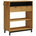 STOLIK BAROWY FLAM 92X45X110CM LITE DREWNO SOSNOWE