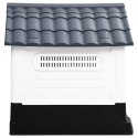 BUDA DLA PSA SZARA 57X68X66CM POLIPROPYLEN