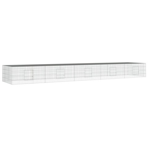 KLATKA DLA KRÓLIKA 5 PANELI 541X109X54CM ŻELAZO