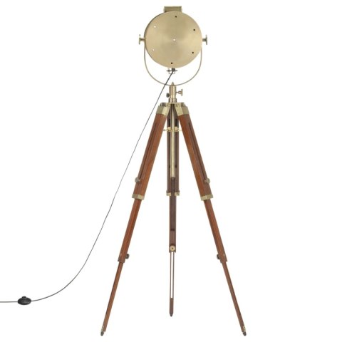 LAMPA PODŁOGOWA NA TRÓJNOGU LITE DREWNO MANGO 165CM