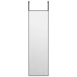 LUSTRO NA DRZWI CZARNE 30X100CM SZKŁO I ALUMINIUM