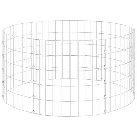 OKRĄGŁY SŁUP GABIONOWY GALWANIZOWANA STAL Ø100X50CM