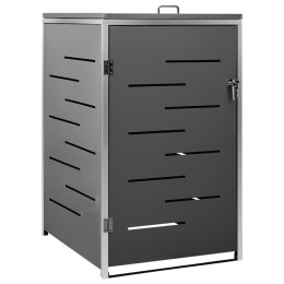OSŁONA NA 1 KOSZ NA ŚMIECI 69X77,5X115CM STAL NIERDZEWNA