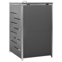OSŁONA NA 1 KOSZ NA ŚMIECI 69X77,5X115CM STAL NIERDZEWNA