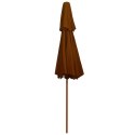 PARASOL OGRODOWY Z DWUPOZIOMOWĄ CZASZĄ TERAKOTA 270CM