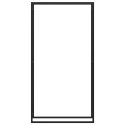 STOJAK NA DREWNO MATOWY CZARNY 110X28X214CM STALOWY